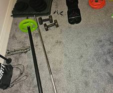 full home gym weightlifting setup