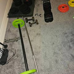 full home gym weightlifting setup