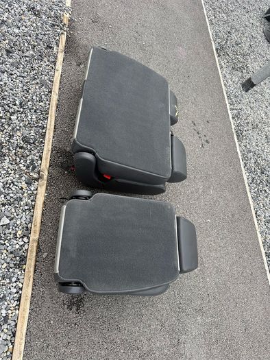 Van Rear Seats.Double-Single.Grey/Black Good Condition