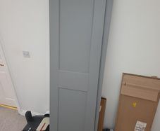 ikea pax 198cm grey door x 3
