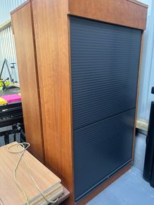 Wooden sliding door cabinet 2x available
