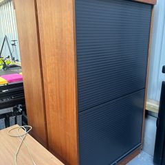 Wooden sliding door cabinet 2x available