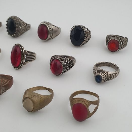 Traditional Brass Old World Treasure Rings 15  Jewellery Pieces
