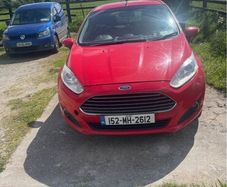 Red ford fiesta