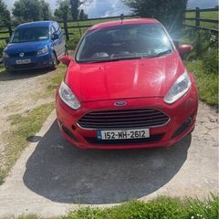 Red ford fiesta
