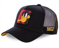 Daffy Duck Unisex Anime Cartoon Cap High Quality Patch Draw Baseball Cap Men Trucker Hat
