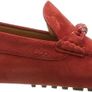 HUGO BOSS men's moccasin Leather shoes Driver_Mocc_sdbd 50472511, Dark Red605, Red 43 EU Image 3