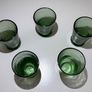 Vintage 1960s Green Controlled Bubble - Shot Glasses (Set of 5) Image 7