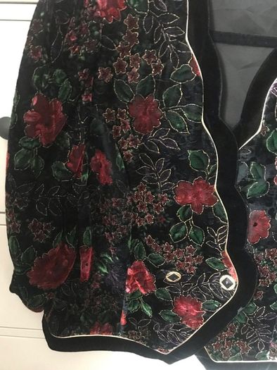 Hermann Lange vintage velvet blazer