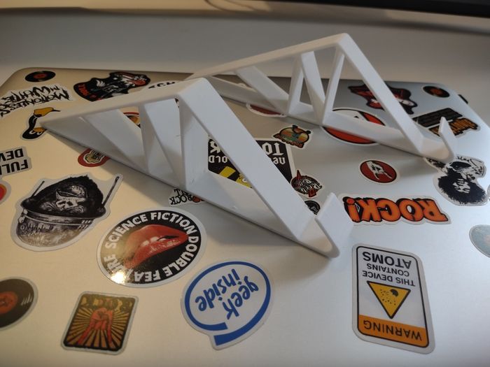 Ergonomic Laptop Stand 3D Printed Riser for Neck Pain Relief