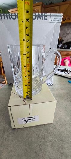 Galway Crystal Tankard boxed in mint condition.