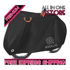 Bike Cover for 2 Bikes, Waterproof Bike Covers for Outside Storage, 190T Nylon Waterproof Bicycle Cover Anti Dust Rain UV Protection for Mountain Bike and Road Bike with Lock-holes Storage Bag (FREE SHIPPING)