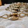 7 x Vintage Ornate Brass Pull Handles Image 2