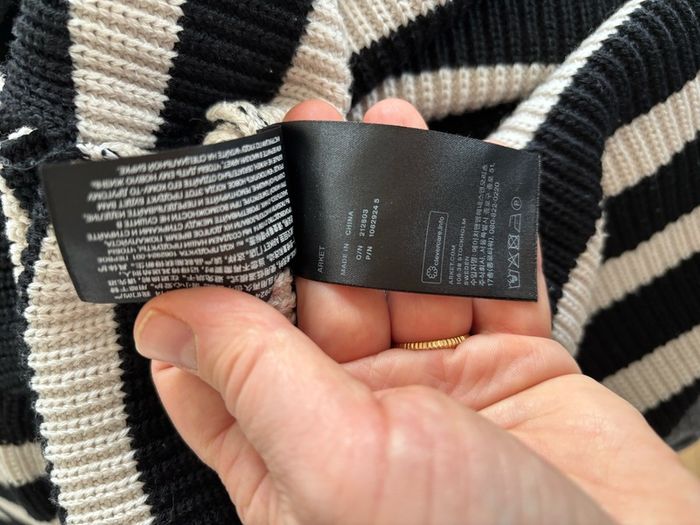 ARKET Wool Cotton Half Zip Jumper
