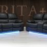 Rita plus electric Recliner Sofa Dark grey Image 2