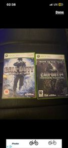 Call of duty world at war modern warfare 4 Xbox 360 game