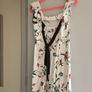 Dusk Brand White Floral Linen Dress Image 3
