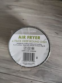 BNWT 4Pack Air a fryer Deep Round Dish
