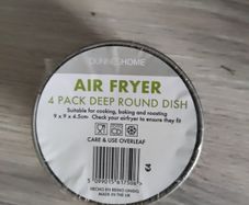 BNWT 4Pack Air a fryer Deep Round Dish
