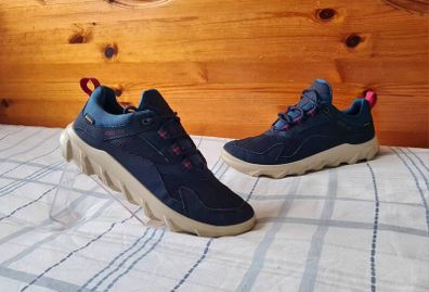ecco gtx mx low Size 4.5 eu 37 navy/green in excellent condition