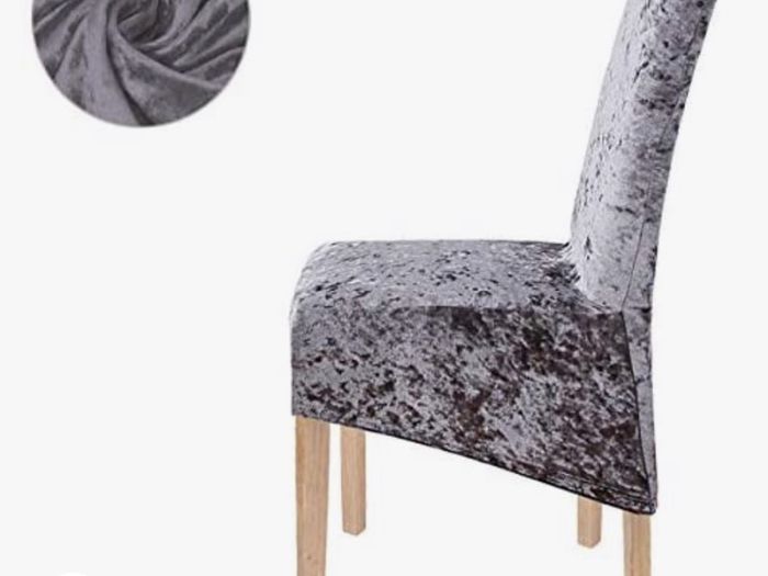 crushed velvet chair covers 10 euro each or 6 for 50 euro