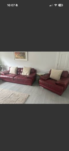 2 3 seater couches and armchair