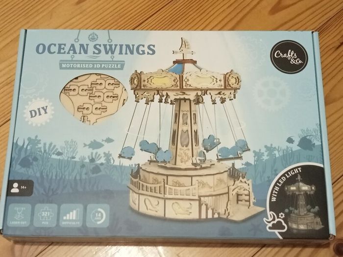 New Swing Ride 3d wooden model