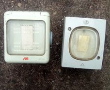 2. Old. Weatherproof.  Switches