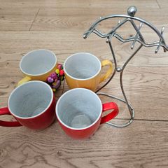 Cups and holder