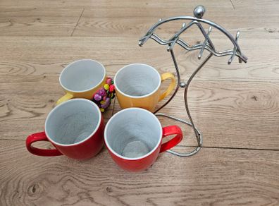 Cups and holder