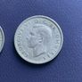 Fine grade 3 Scottish 1 one shilling coins 1948 George VI Image 5