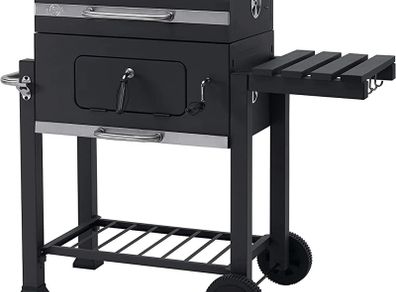 Grillwagen Toronto Click Charcoal Barbecue, Anthracite/Stainless Steel, 56 x 41.5 cm (FREE POSTAGE)