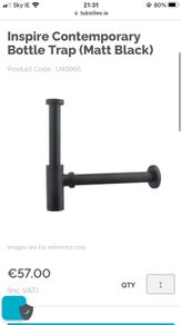 Bottle Trap (Matt black)