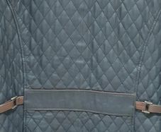 Mens quilted leather jacket