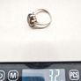 925 Sterling Silver Smoky Quartz Ring - Vintage Image 8