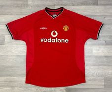 Vintage 2000 Umbro Manchester United Home Jersey Shirt Mens Large
