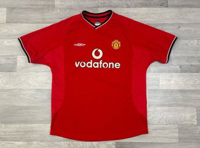 Vintage 2000 Umbro Manchester United Home Jersey Shirt Mens Large