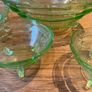 Art deco fruit Bowl And Six Dishes Image 3