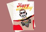 AEW Danhausen Very Nice Very Evil Birthday A5 Card, Perfect for gifts, occasions, or funny card for Pro Wrestling Fans