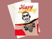 AEW Danhausen Very Nice Very Evil Birthday A5 Card, Perfect for gifts, occasions, or funny card for Pro Wrestling Fans