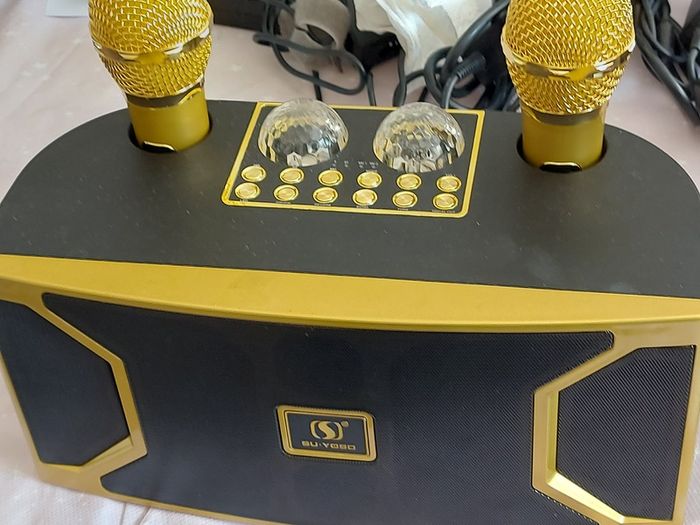 Loa karaoke SU-YOSD YS-211, Bluetooth Speaker, Dual Microphone, Both speaker and Microphones USB C Charged