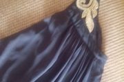 Gorgeaus black Vera Moda dress with gold sequin design over one sholder strap.