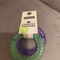 2 dental dog toys