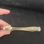 Antique Silver Plate Sugar Tongs with Heart Shaped Engraving Image 6