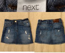 Next Blue Denim Skirt