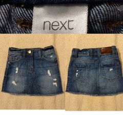 Next Blue Denim Skirt