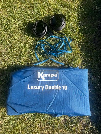 Camping double self inflating bed