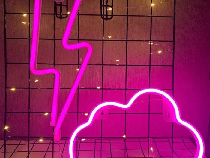 Neon Cloud Lights Pink Neon Light Neon Lights for Walls Neon Wall Light Cloud Neon Light Signs Neon Night Light for Girls Bedroom Cloud Neon Light Battery/USB Operated Light up Your Home Party (FREE POSTAGE)