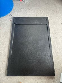 Plato Fussion 1200x800mm Shower Tray (Black)