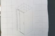 Glass/Chrome shower enclosure